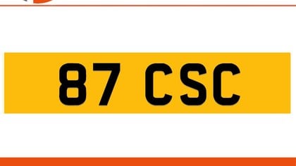 87 CSC Private Number Plate On DVLA Retention Ready To Go