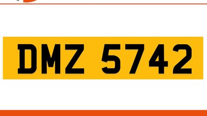 DMZ 5742 Private Number Plate On DVLA Retention Ready To Go
