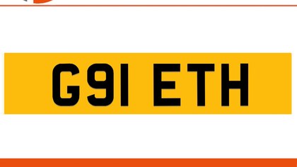 G91 ETH GARETH Private Number Plate On DVLA Retention Ready