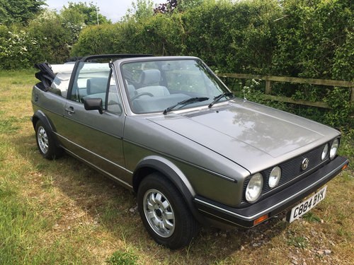 1985 VW Golf Cabriolet: 30 Jun 2018 For Sale by Auction