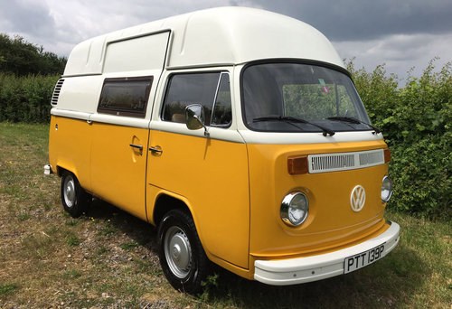 1975 VW High-Top Camper: 30 Jun 2018 For Sale by Auction