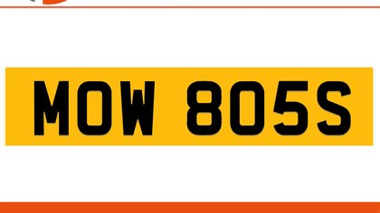MOW 805S Private Number Plate On DVLA Retention Ready To Go