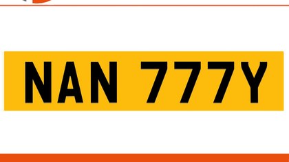 NAN 777Y Private Number Plate On DVLA Retention Ready To Go