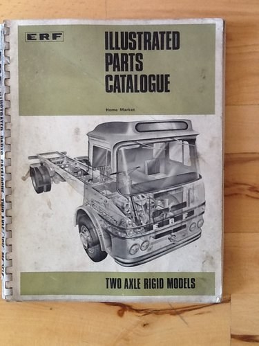 Illustrated Parts Catalogue For Sale