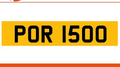 POR 741R Private Number Plate On DVLA Retention Ready To Go