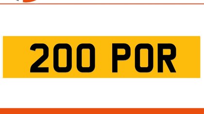 200 POR Private Number Plate On DVLA Retention Ready To Go