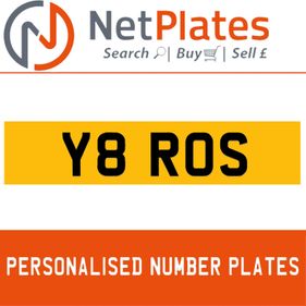 Y8 ROS Private Number Plate On DVLA Retention Ready To Go