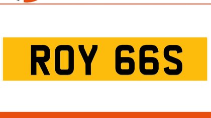 ROY 66S Private Number Plate On DVLA Retention Ready