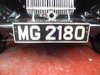 MG 2180 NUMBER PLATE For Sale