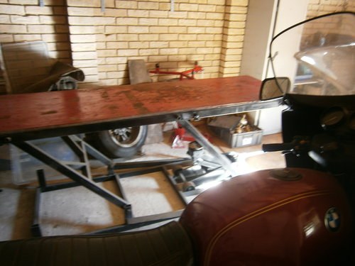 motorcycle and bench lift For Sale