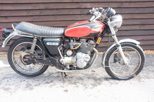 1975 Triumph Trident T160 T 160 US Barn Find Matching Numbers Win SOLD