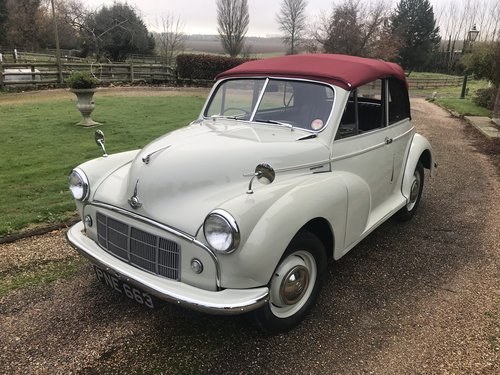 1954 Morris Minor Covertible.  For Sale