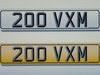 200 VXM Cherished registration.  For Sale