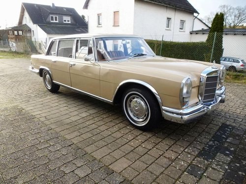 1965 Mercedes-Benz 600 W100: 11 Jan 2019 For Sale by Auction