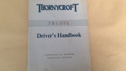 Thornycroft Trusty Drivers Handbook