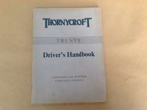 Thornycroft Trusty Drivers Handbook For Sale (picture 1 of 2)