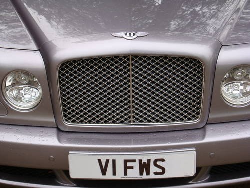 V1 FWS     PRIVATE NUMBER PLATE FOR SALE For Sale