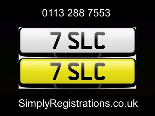 1903 7 SLC - Private Number Plate SOLD