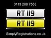 RT 119 - Private Number Plate SOLD