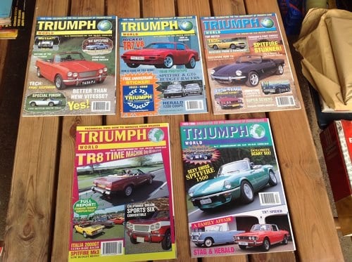 2020 Triumph World Magazine Numbers 15 17 18 19 & 20 SOLD