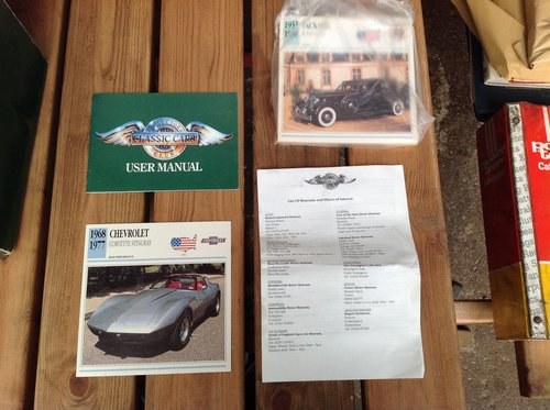 Classic Cars Club Flip Card Box Set + Doubles  For Sale