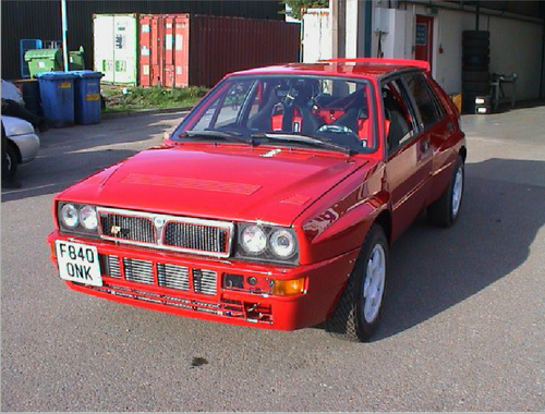 1989 Gp A Lancia Delta Integrale Rally Car For Sale by Auction