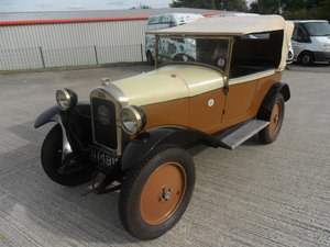 1924 MATHIS - Type PM 8HP ‘Trefle’ Open Tourer. For Sale