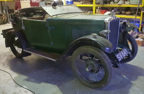 1931 Morris Minor, 885 cc.  For Sale by Auction