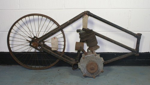 1902/05 Whitley engine, together with a frame and rear wheel For Sale by Auction
