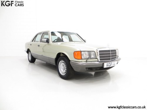 1982 Mercedes-Benz W126 380SE, Just 29,513 Miles and Full History VENDUTO