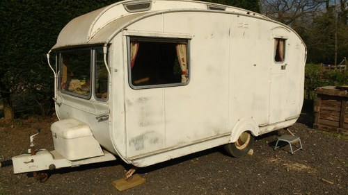 Circa 1960 vintage caravan For Sale