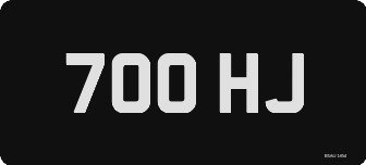 Classic Registration '700 HJ' In vendita