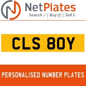 CLS 80Y PERSONALISED PRIVATE CHERISHED DVLA NUMBER PLATE In vendita