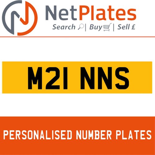 M21 NNS PERSONALISED PRIVATE CHERISHED DVLA NUMBER PLATE In vendita