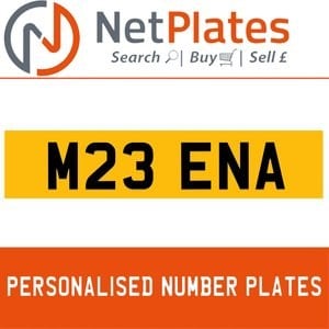 M23 ENA PERSONALISED PRIVATE CHERISHED DVLA NUMBER PLATE For Sale
