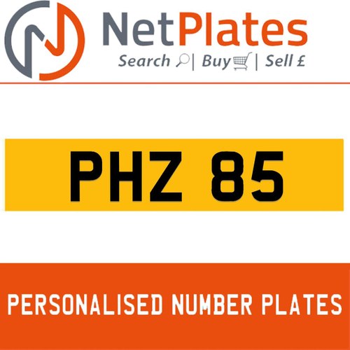 PHH 85 PERSONALISED PRIVATE CHERISHED DVLA NUMBER PLATE In vendita