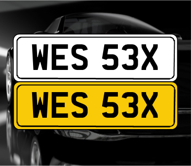 WES 53X 'The ultimate Wessex registration'  In vendita