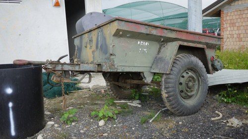 Military Surplus M416 1/4 Ton Jeep Cargo Trailer For Sale by Auction