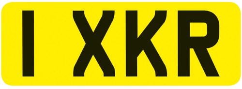 Registration Number "1XKR" For Sale by Auction