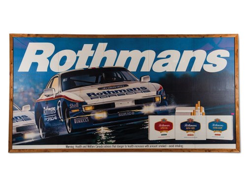 Rothmans Porsche 944 Billboard For Sale by Auction