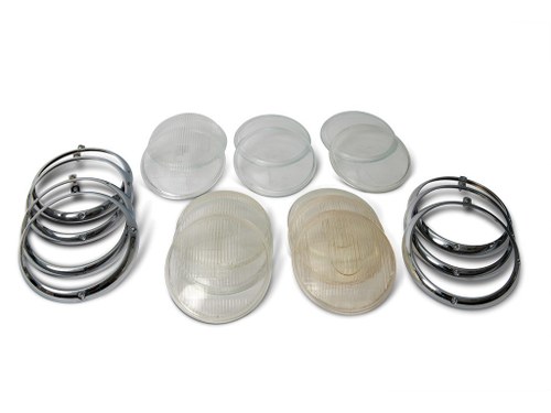 Bosch and Hella Headlight Lenses with Trim Rings For Sale by Auction