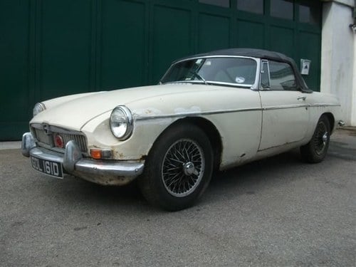 1966 MGB Roadster project, 3 owners, original car! SOLD