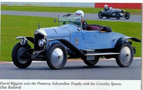 1923 Crossley 19.6 Sports Tourer Rare  In vendita