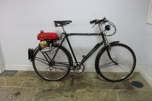 1955 Trojan Mini Motor on Period Bicycle Restored VENDIDO
