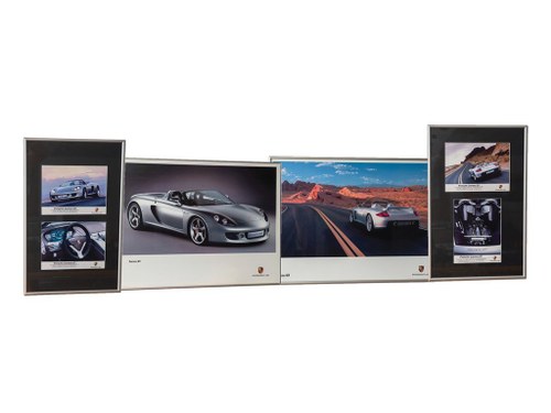 Porsche Carrera GT Framed Posters and Press Photos In vendita all'asta