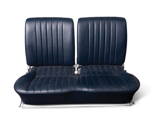 Porsche 356 Blue Vinyl Bench Seat For Sale by Auction