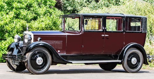 1929/30 CROSSLEY 20.9HP TYPE IL CANBERRA LANDAULETTE For Sale by Auction