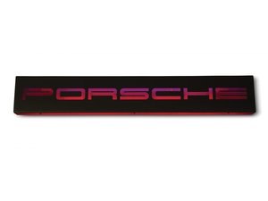 Porsche Backlit Neon Sign In vendita all'asta