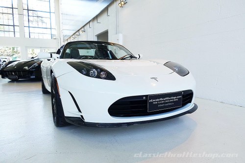 2012 The world’s first electric supercar, the Tesla Roadster! SOLD