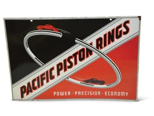 Pacific Piston Rings "Power-Precision-Economy" with Cars Ver For Sale by Auction